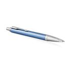Parker IM Ballpoint Pen, Premium Blue with Medium Point Blue Ink Refill (1931691)