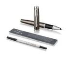 Parker IM Rollerball Pen | Dark Espresso | Fine Point Black Ink