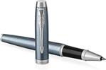 Parker IM Rollerball Pen | Light Blue Grey | Fine Point Black Ink | Gift Box