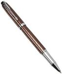 Parker IM Rollerball Pen, Premium Brown with Fine Point Black Ink Refill (1931678)