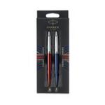 Parker Jotter London Duo Discovery Pack: Red Kensington Ballpoint Pen & Royal Blue Gel Pen