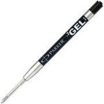 Parker Quink Gel Pen Refill, Medium Tip, Black Ink