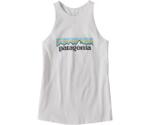 Patagonia Women's Pastel P-6 Logo Organic Cotton High Neck Tank Top (38552)