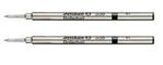 Pelikan 338 Medium Rollerball Refill - Black (Pack of 2)