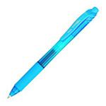 Pentel Energel-BL107-SX Tip Retractable Pen, 0.7 mm - Sky Blue (Pack of 12)