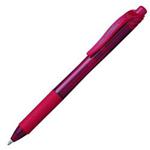 Pentel Energel Retractable Gel Rollerball Pen - Red ( Pack of 12)