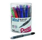 Pentel of America - 24Pk RSVP Mini Ballpoint Pens