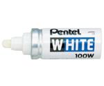 Pentel White Marker Bullet Tip Broad X100W