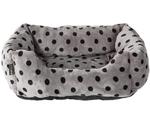 Petface Grey Plush Square Bed Medium