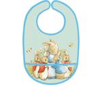 Petit Jour Paris PVC Coated Cotton Bib Peter Rabbit