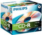 Philips CD-R Audio 700MB 80min 10pk Jewel Case