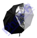 Phot-R Professional 43″/109cm 2-in-1 Black/White Studio Collapsible Umbrella