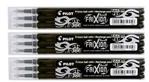 Pilot Black Frixion Erasable Ballpoint Pen Refill Cartridge Replacement Ink BLS-FR7 (Pack of 3) - 9 Refill Cartridges - Black, Pack of 3 (9 Refills)