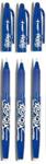 Pilot Blue Frixion Rollerball Erasable Pens Pen 0.7mm Nib Tip 0.35mm Line BL-FR7 (Pack Of 3)