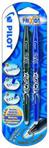 Pilot Frixion 0.7 mm Rollerball Pen - Blue/Black (Pack of 2)