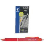 Pilot Frixion Clicker Retractable Erasable Rollerball 0.5 mm Tip (Pack of 12) - Red