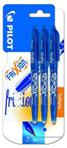 Pilot Frixion Erasable Rollerball 0.7 mm Tip - Blue, Pack of 3