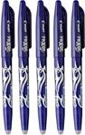 Pilot Frixion Erasable Rollerball Pen Set (Pack of 5) - Blue