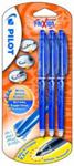 Pilot Frixion Point Erasable Rollerball 0.5 mm (Pack of 3) - Blue