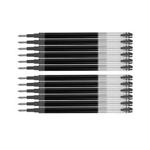 Pilot FriXion Rollerball Pen Refills | 4 x Pack of 3, Black