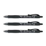 Pilot G2 Victoria Pressure-Gel Pen Set of 3 Black