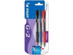 Pilot G207 Retractable Gel Rollerball 0.7 mm (Pack of 3) - Black/Red/Blue