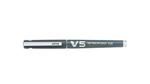 Pilot V5 liquid Ink Refillable Rollerball Pen - Black