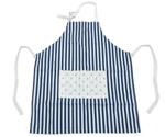 Pink Papaya Apron Antje blue striped