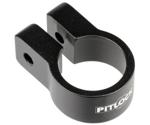 Pitlock Seat clamp with Logo black 31,8 mm