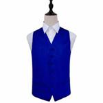 Plain Satin Waistcoat-royal-blue-38