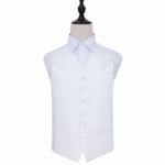 Plain Satin Waistcoat-white-48