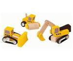 Plan Toys PlanCity - Road Construction Vehicle Set