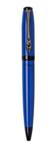 Platignum Studio Blue Ballpoint Pen with Blue Ink in Gift Box (Black Ink Refill Included) [Pack of 1] Ref: 50304