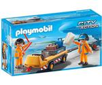 Playmobil City Action - Aircraft Tug with Ground Crew (5396)