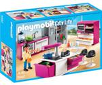 Playmobil City Life Kitchen Plus Island Play Set (5582)