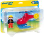 Playmobil Firefighter Helicopter 6789)