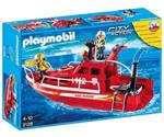 Playmobil Rescue - Fire Rescue Boat with Pump (3128-B)