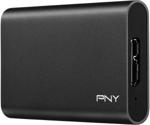 PNY Elite USB 3.0 Portable SSD 240GB Black