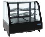 Polar Series C refrigerated display black 100L