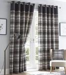 Portfolio Orleans Curtains, Grey, 66 x 90″