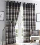 Portfolio Orleans Curtains, Grey, 90 x 90″