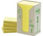 Post-it Recycled Notes Canary Yellow 38 x 51 mm (24 Pack)