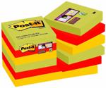 Post-it Super Sticky Notes Assorted 48 x 48 mm (12 Pack)