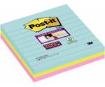 Post-it Super Sticky Notes Miami 101 x 101 mm (3 Pack)