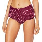 Pour Moi Hotspots Control Bikini Brief - Sangria, Sangria, Size 20, Women Angria