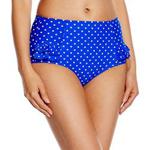 Pour Moi? Women's Hot Spots Bikini Bottoms, Blue (Ultramarine), Size 10