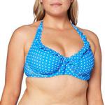 Pour Moi? Women's Hot Spots Halter Underwired Top Bikini, Ocean, 32C