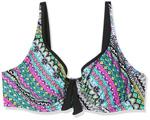 Pour Moi? Women's Odyssey Underwired Non Padded Top Bikini, Rivera Maya, 34FF