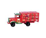 Premier Decorations Wooden Christmas Truck Advent Calendar