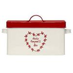 Premier Housewares Anglaise Housekeepers Box - Cream/Red